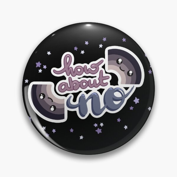 Item preview, How About No – Dark Rainbow Kawaii Sass Design, Introvert Mood Quote designed and sold by theartbykay.