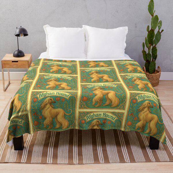 Item preview, Afghan Hound – Art Nouveau Elegance designed and sold by SUNAGIMO9999.