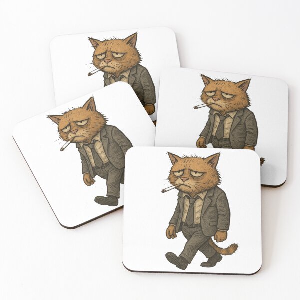 Item preview, Melancholy Cat in a Suit designed and sold by Michał Bąk.