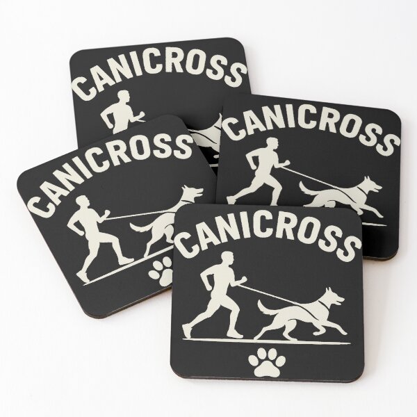 Item preview,  Canicross – Runner and Dog Silhouette Sport Logo designed and sold by OTSC.