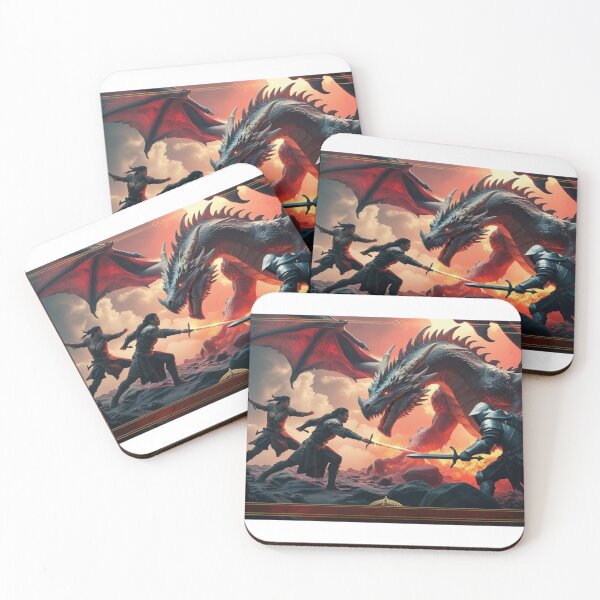 Item preview, Epic Battle Scene Poster designed and sold by FantasyHQ.