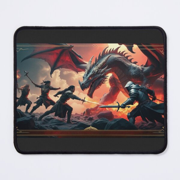 Item preview, Epic Battle Scene Poster designed and sold by FantasyHQ.