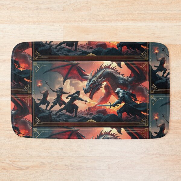 Item preview, Epic Battle Scene Poster designed and sold by FantasyHQ.