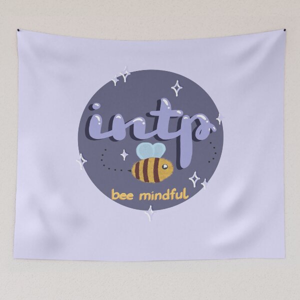Item preview, MBeeTI – INTP Personality Bee | Quiet Thinker Kawaii MBTI Design designed and sold by theartbykay.