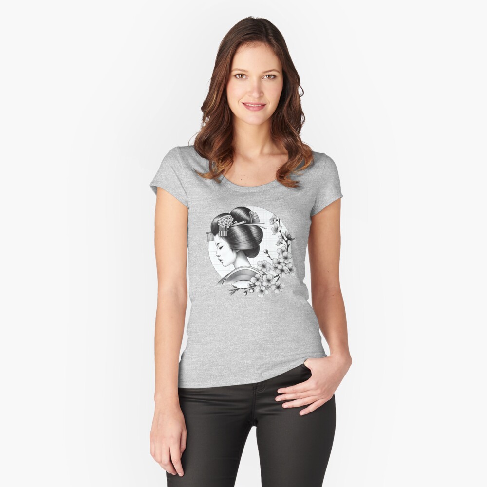 Artikel-Vorschau von Tailliertes Rundhals-Shirt, designt und verkauft von Kobeko.