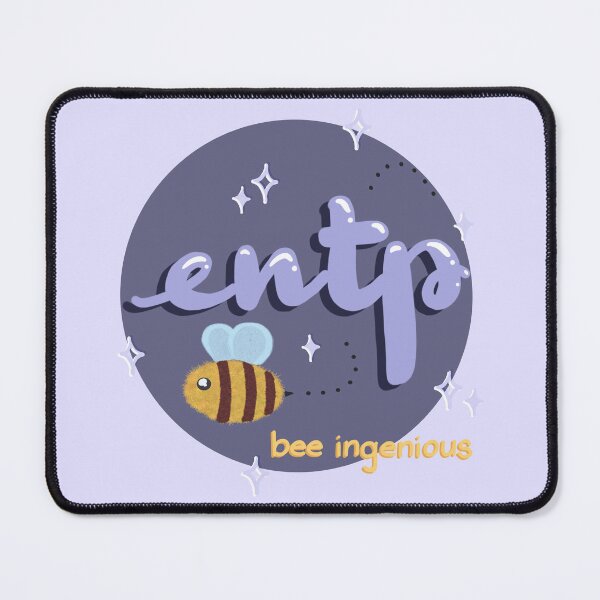 Item preview, MBeeTI – ENTP Personality Bee | Clever Chaotic MBTI Design designed and sold by theartbykay.