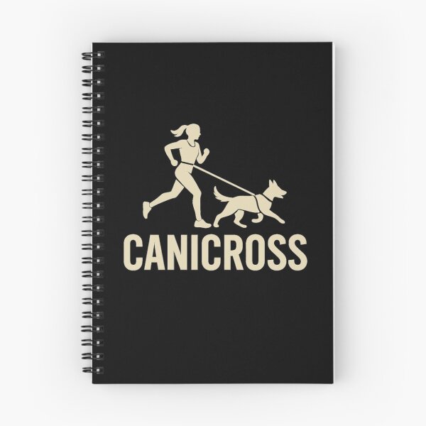 Item preview, Canicross Woman – Female Runner and Dog Silhouette Logo designed and sold by OTSC.
