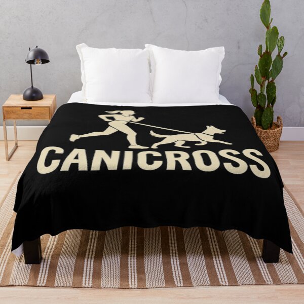 Item preview, Canicross Woman – Female Runner and Dog Silhouette Logo designed and sold by OTSC.