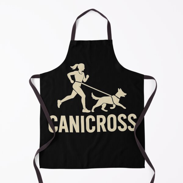 Item preview, Canicross Woman – Female Runner and Dog Silhouette Logo designed and sold by OTSC.