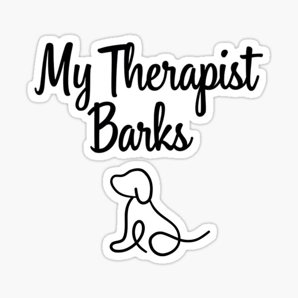 Item preview, Dog Therapist designed and sold by Mackadoodle Doo.