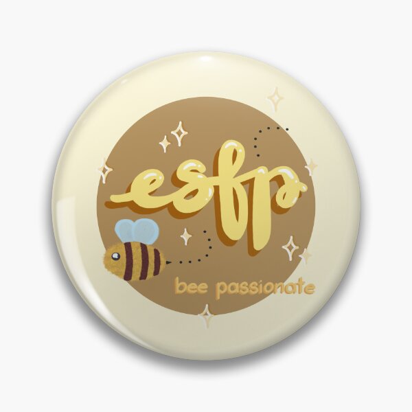 Item preview, MBeeTI – ESFP Personality Bee | Bold Performer Kawaii MBTI Design designed and sold by theartbykay.