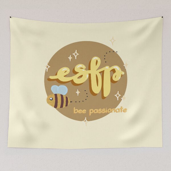 Item preview, MBeeTI – ESFP Personality Bee | Bold Performer Kawaii MBTI Design designed and sold by theartbykay.