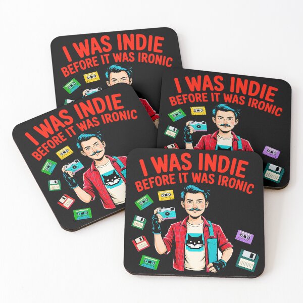 Item preview, Indie Hipster Retro Tech Ironic Statement designed and sold by Amanda's Factory.