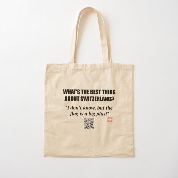 Item preview, Switzerland Flag Joke – Big Plus Design designed and sold by BrushRushX.