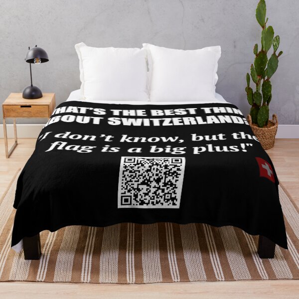 Item preview, Switzerland Flag Joke – Big Plus Design designed and sold by BrushRushX.