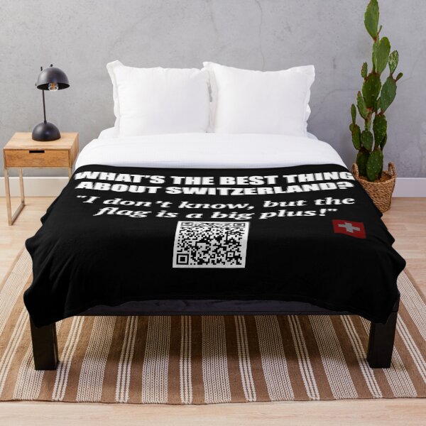 Item preview, Chiste sobre la bandera de Suiza – Big Plus Design designed and sold by BrushRushX.