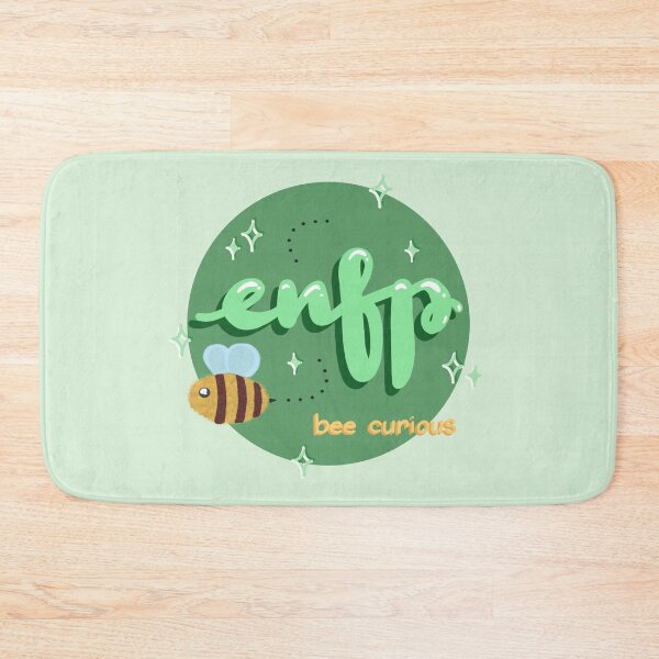 Item preview, MBeeTI – ENFP Personality Bee | Wild-Hearted Wonderer MBTI Sticker designed and sold by theartbykay.