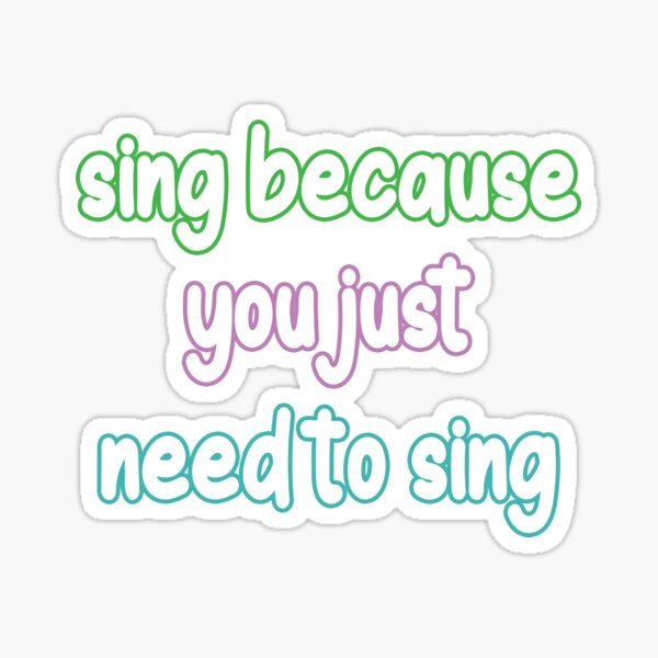 Item preview, Julia Trojan Sing because you just need to sing designed and sold by Skalaman.