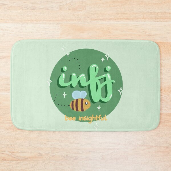 Item preview, MBeeTI – INFJ Personality Bee | Kawaii MBTI Sticker designed and sold by theartbykay.