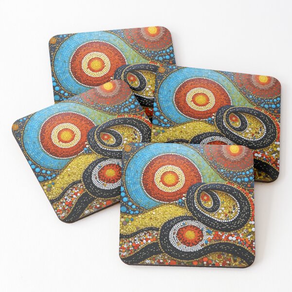 Item preview, Dreamtime Snake designed and sold by rainsdesigns.