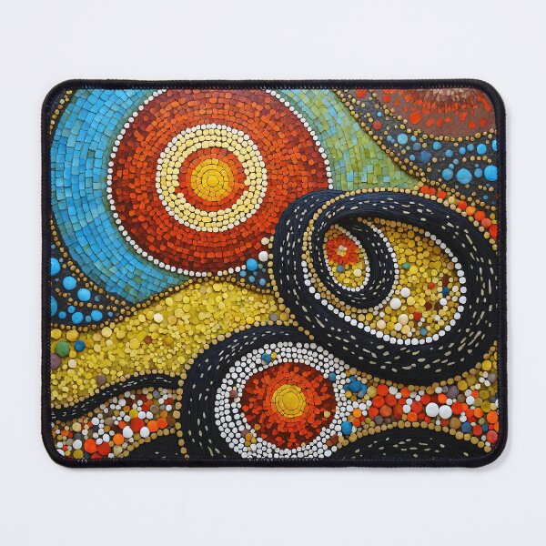 Item preview, Dreamtime Snake designed and sold by rainsdesigns.