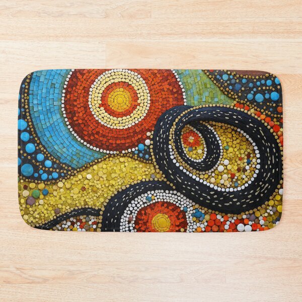 Item preview, Dreamtime Snake designed and sold by rainsdesigns.