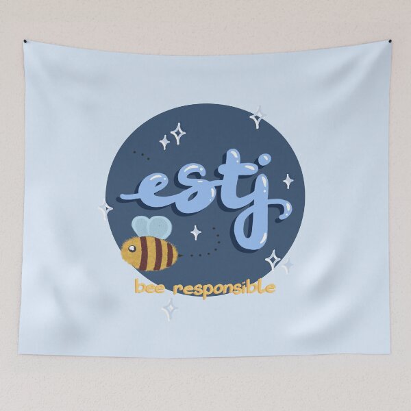 Item preview, MBeeTI – ESTJ Personality Bee | Organized Overachiever MBTI Sticker designed and sold by theartbykay.
