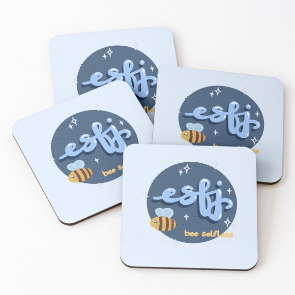Item preview, MBeeTI – ESFJ Personality Bee | Warm Hearted Helper MBTI Sticker designed and sold by theartbykay.