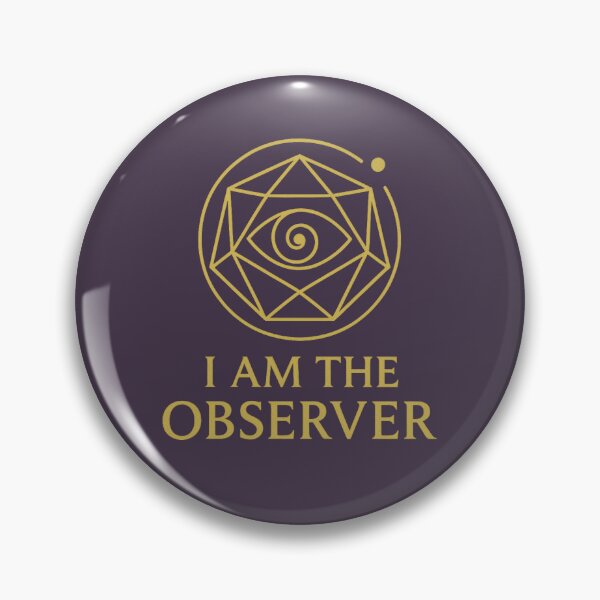 Item preview, I Am the Observer – Sacred Geometry Edition designed and sold by agatacodes.