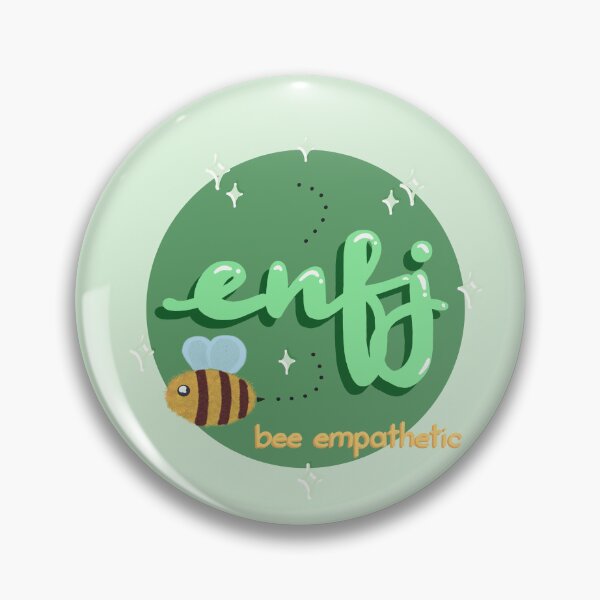 Item preview, MBeeTI – ENFJ Personality Bee | Caring Charmer Kawaii MBTI Sticker designed and sold by theartbykay.