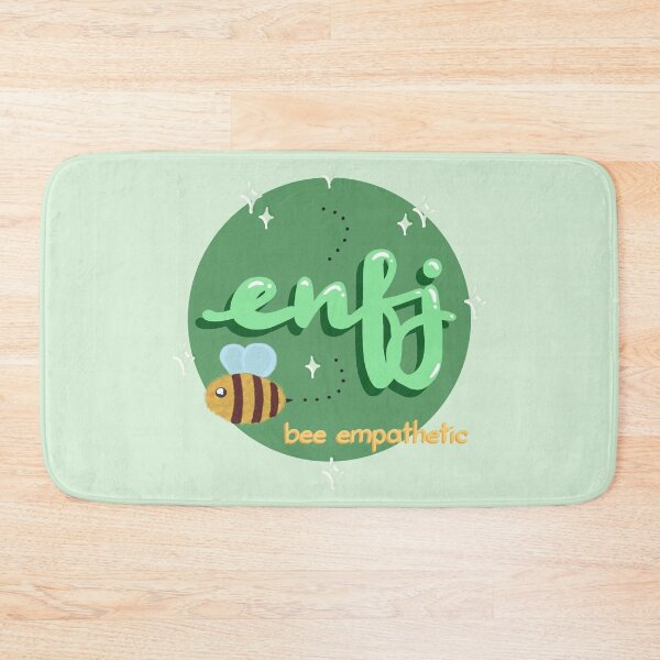 Item preview, MBeeTI – ENFJ Personality Bee | Caring Charmer Kawaii MBTI Sticker designed and sold by theartbykay.