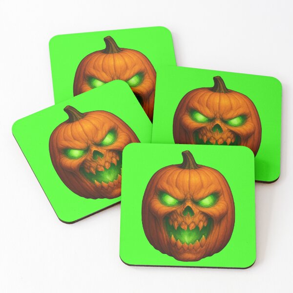 Item preview, Scary Halloween Pumpkin Angry Jack-o'-lantern designed and sold by hauntedtees.