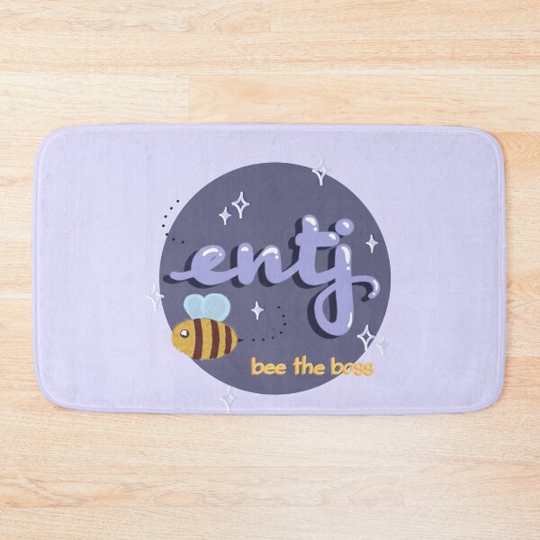 Item preview, MBeeTI – ENTJ Personality Bee | Fierce Leader MBTI Sticker designed and sold by theartbykay.