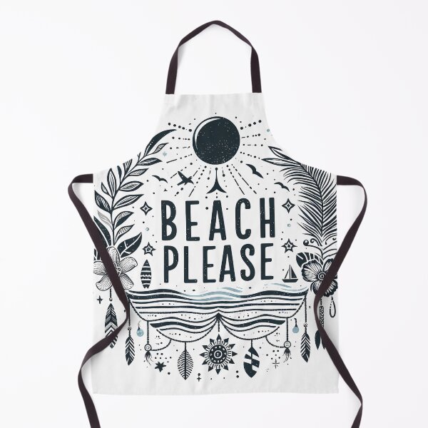 Item preview, Beach Please T-Shirt – Boho Chic Typography | Tropical Vibes for Bali, Ibiza & Beach Lovers designed and sold by OzzFrequency.