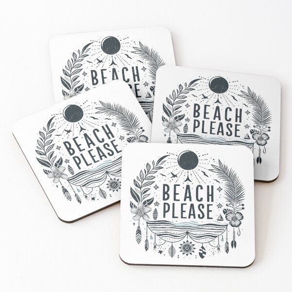 Item preview, Beach Please T-Shirt – Boho Chic Typography | Tropical Vibes for Bali, Ibiza & Beach Lovers designed and sold by OzzFrequency.
