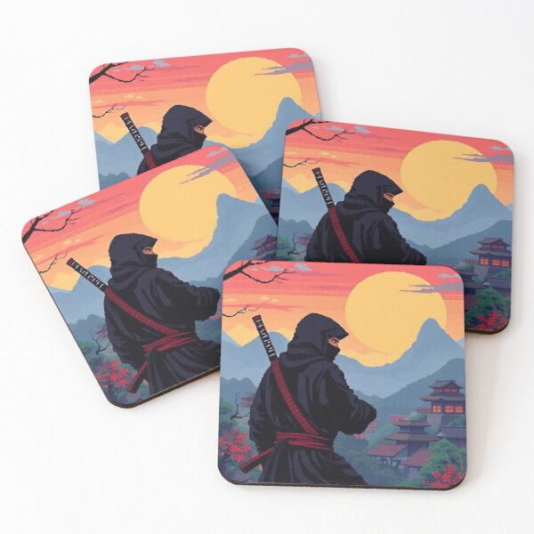 Item preview, Shadow of the Pixel Ninja – Retro 8-Bit Assassin designed and sold by shaynetwright.