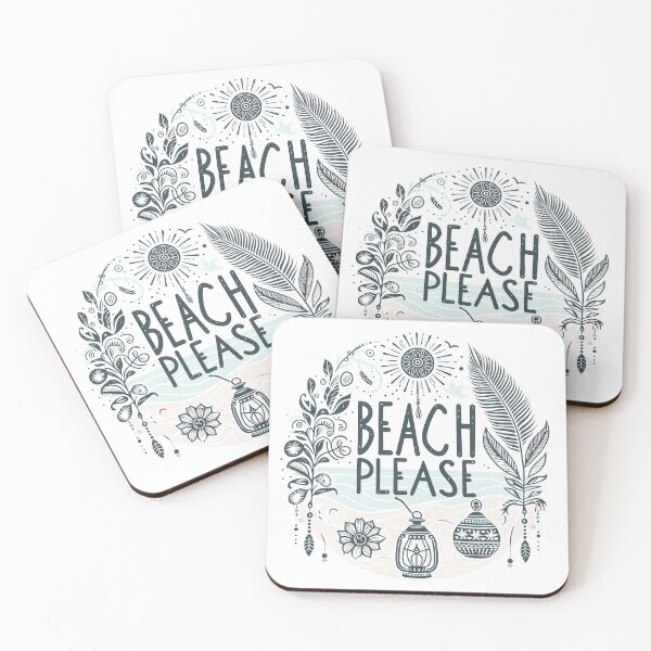 Item preview, Beach Please T-Shirt – Boho Chic Typography | Tropical Vibes for Bali, Ibiza & Beach Lovers designed and sold by OzzFrequency.