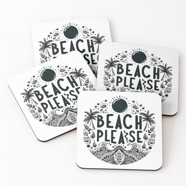 Item preview, Beach Please T-Shirt – Boho Chic Typography | Tropical Vibes for Bali, Ibiza & Beach Lovers designed and sold by OzzFrequency.