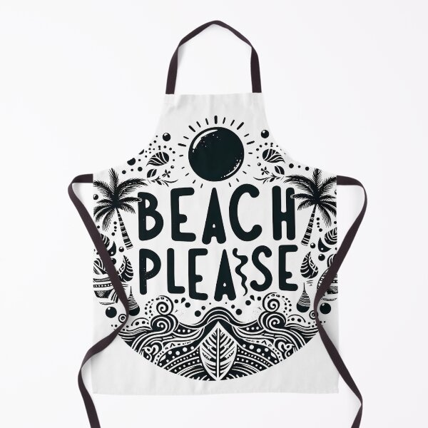 Item preview, Beach Please T-Shirt – Boho Chic Typography | Tropical Vibes for Bali, Ibiza & Beach Lovers designed and sold by OzzFrequency.