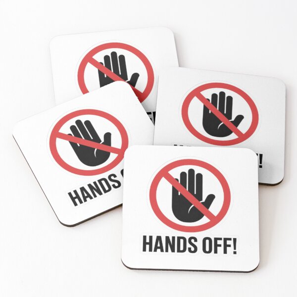Item preview, Hands Off! – Bold No-Touch Zone Design designed and sold by WaffleGhostShop.