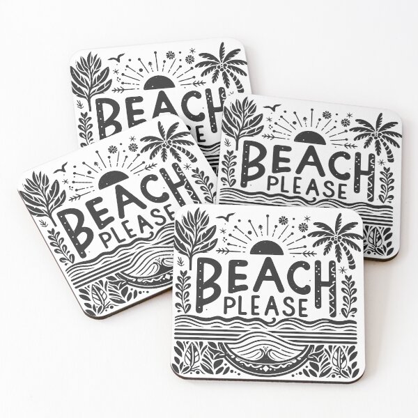 Item preview, Beach Please T-Shirt – Boho Chic Typography | Tropical Vibes for Bali, Ibiza & Beach Lovers designed and sold by OzzFrequency.