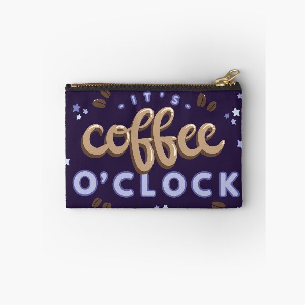 Item preview, It’s Coffee O’Clock – Cute Kawaii Coffee Time Quote Design designed and sold by theartbykay.