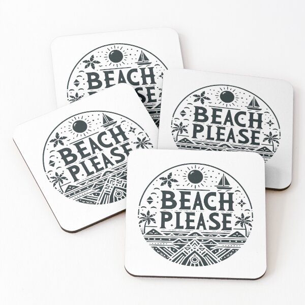 Item preview, Beach Please T-Shirt – Boho Chic Typography | Tropical Vibes for Bali, Ibiza & Beach Lovers designed and sold by OzzFrequency.