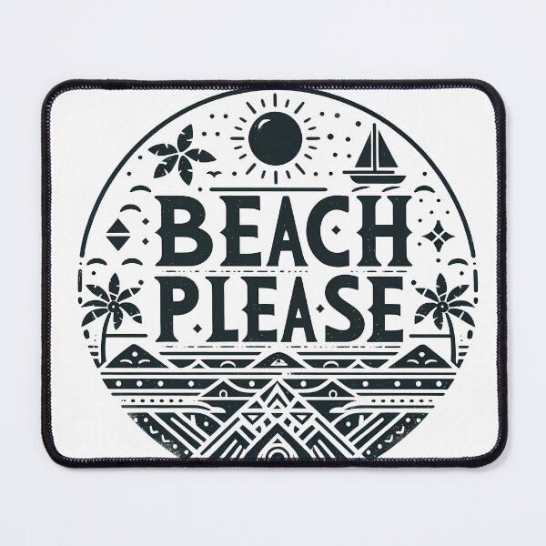 Item preview, Beach Please T-Shirt – Boho Chic Typography | Tropical Vibes for Bali, Ibiza & Beach Lovers designed and sold by OzzFrequency.