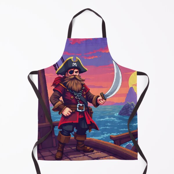 Item preview, Pixel Buccaneer – Retro Pirate Captain of the 8-Bit Seas designed and sold by shaynetwright.