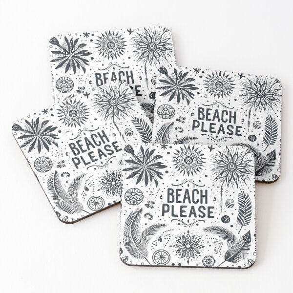 Item preview, Beach Please T-Shirt – Boho Chic Typography | Tropical Vibes for Bali, Ibiza & Beach Lovers designed and sold by OzzFrequency.