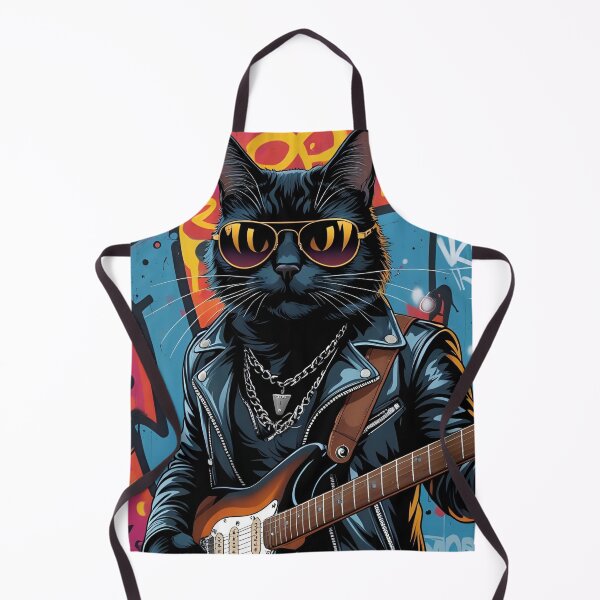 Item preview, Rock and roll cat designed and sold by whatthefoxsays.