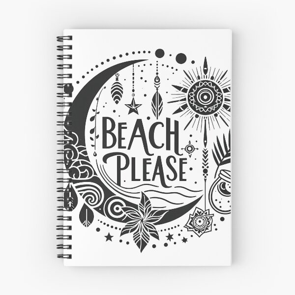 Item preview, Beach Please T-Shirt – Boho Chic Typography | Tropical Vibes for Bali, Ibiza & Beach Lovers designed and sold by OzzFrequency.