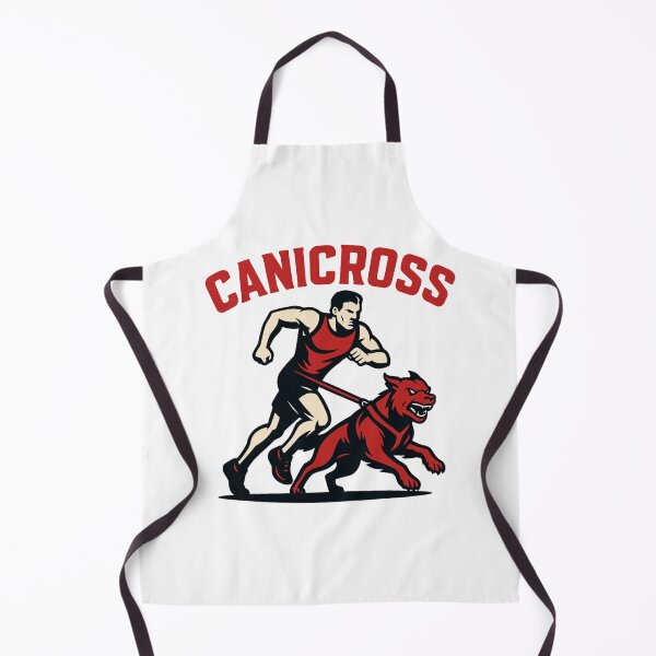 Item preview, Canicross – Badass Sport Logo with Runner and Power Dog designed and sold by OTSC.