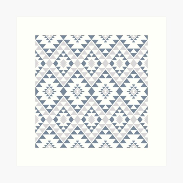Aperçu de l'œuvre Motif géométrique aztèque du sud-ouest Navajo créée et vendue par BWDecorPattern.